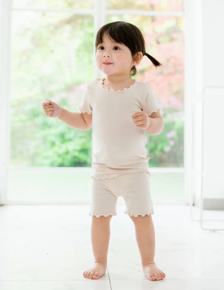 Shirring Short Ivory Pj's