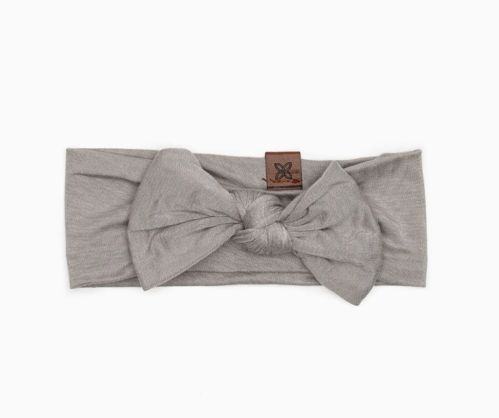 Papilon Bebe Knotted Bow Band sage