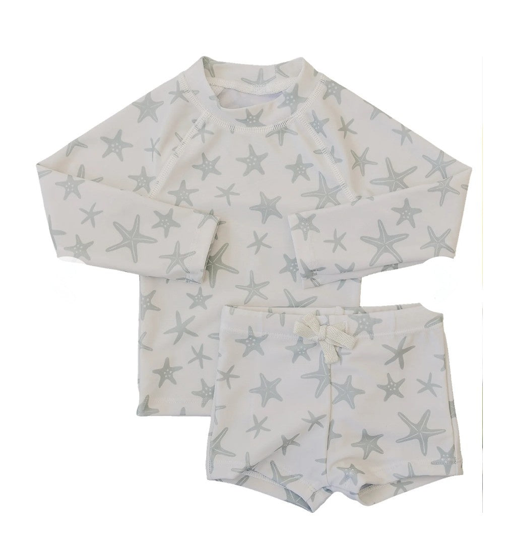 Star Fish Long Sleeve Swim Set