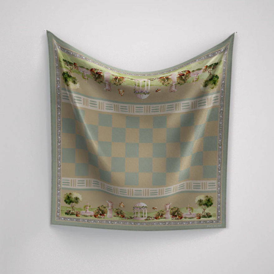 Enchanted Garden Sage Girls Scarf