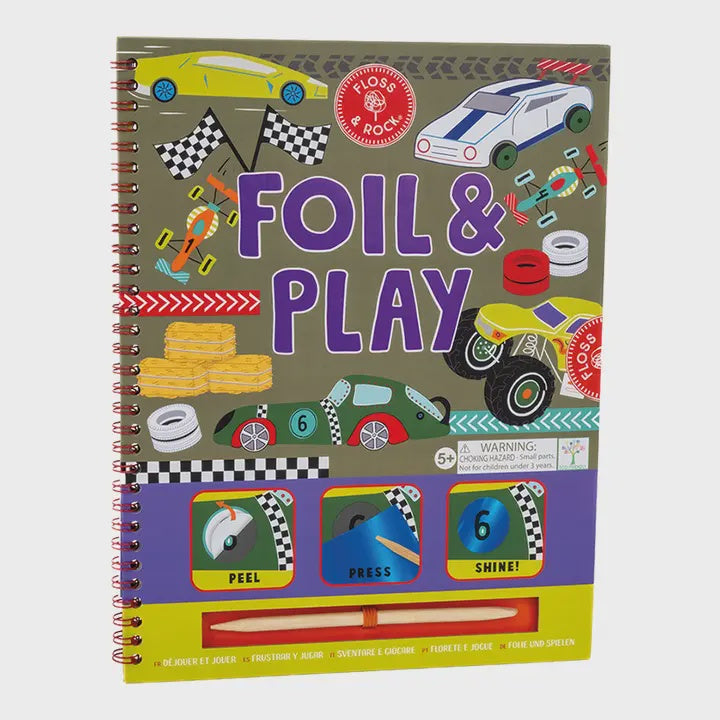 Cars Foil & Play Notebook