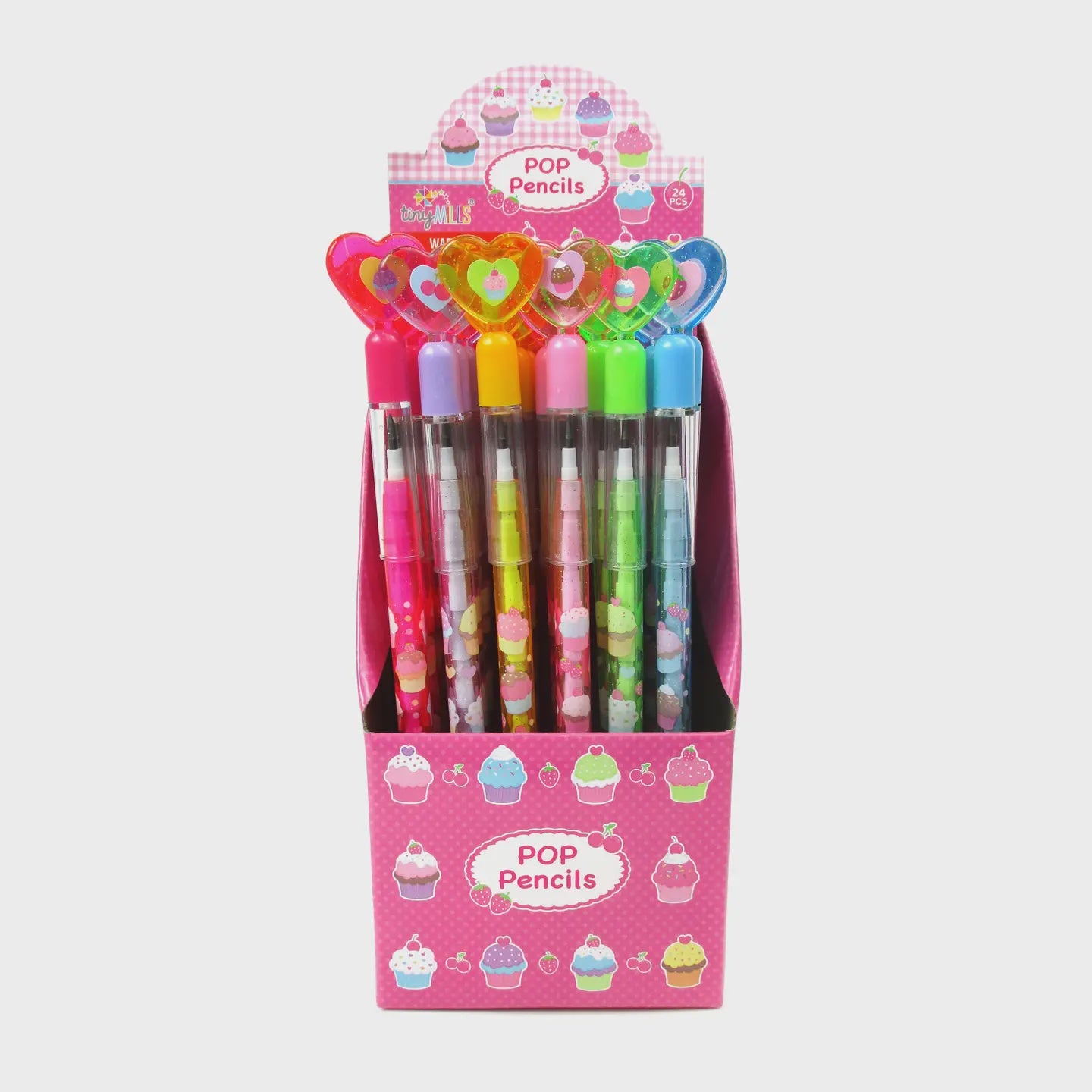 Cupcake Multi-Point Pencils, Assorted Colors