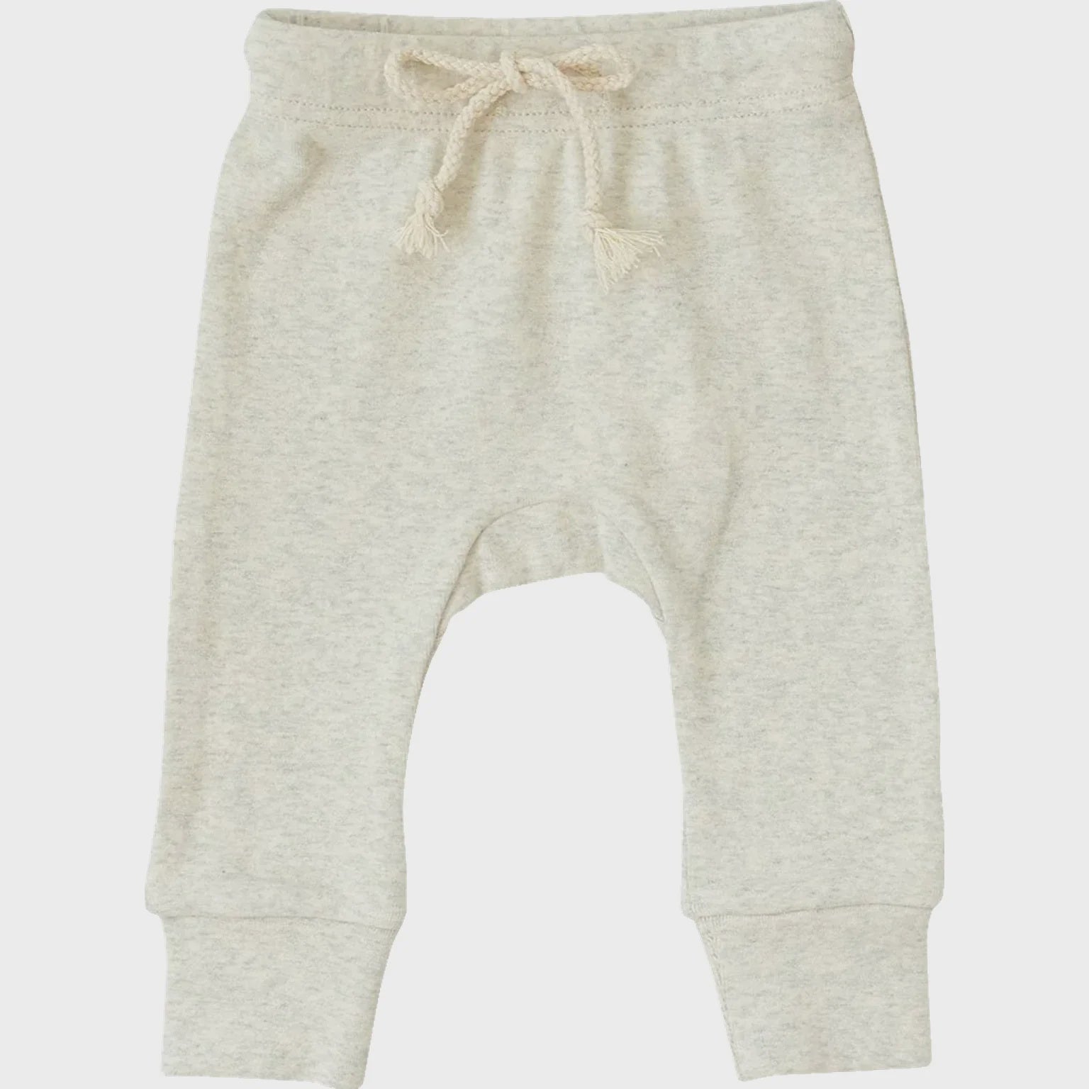 Oatmeal Cotton Joggers, 2T