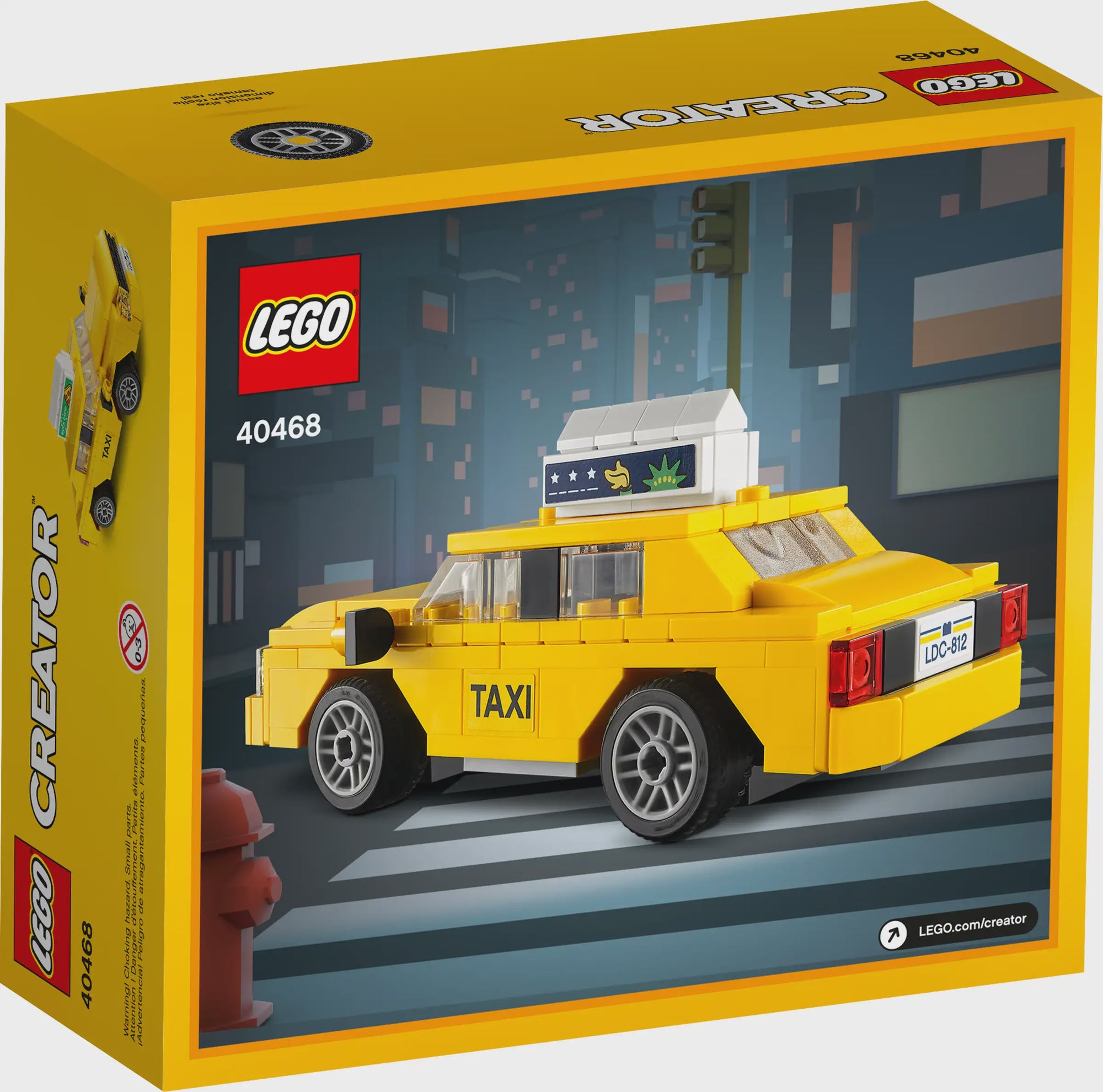 Lego Creator Yellow Taxi