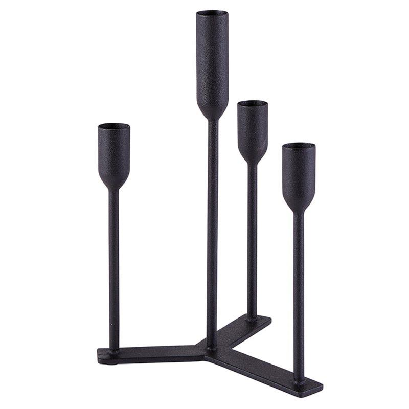 4 Taper Iron Candleholder