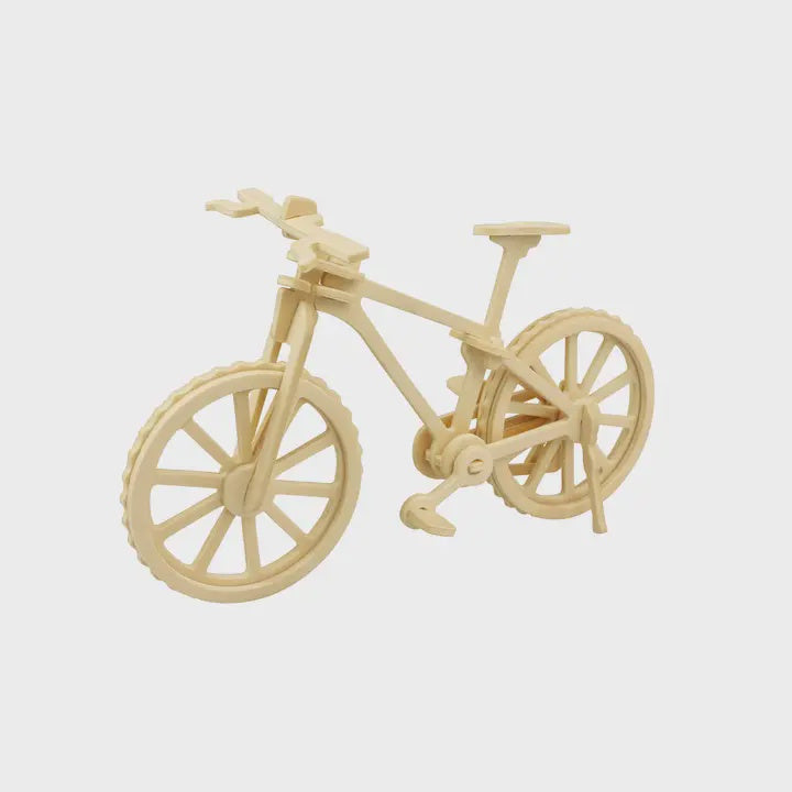 3D Wooden Puzzle: Bicycle