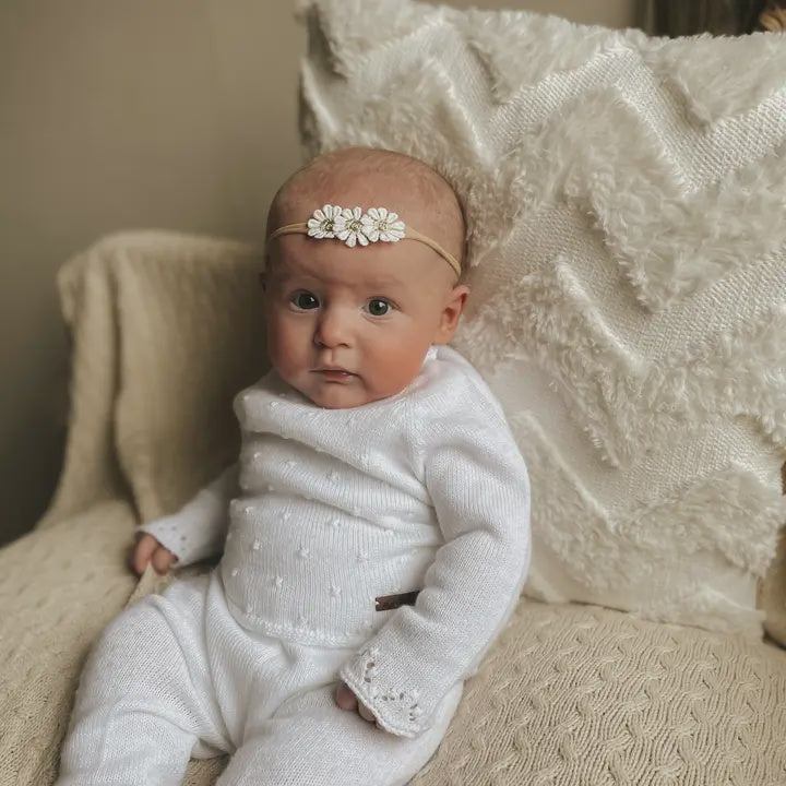 Daisy Gold Baby Headband