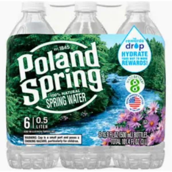 6-Pack Spring Water $5.00