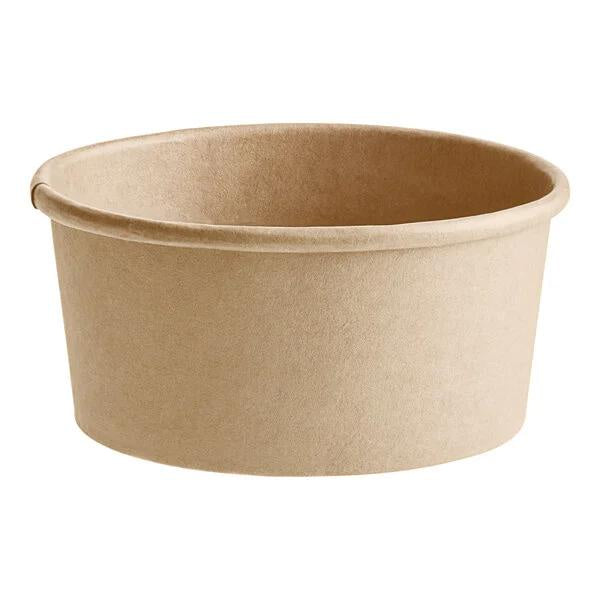 6 oz. Kraft Poly-Coated Paper Food Cup, 25ct