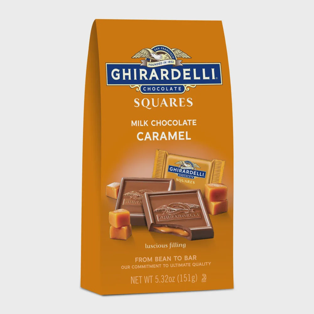 Ghirardelli Milk Chocolate Caramel  Squares 5.32oz