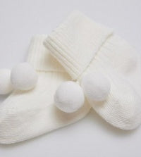 Newborn Pompom Socks