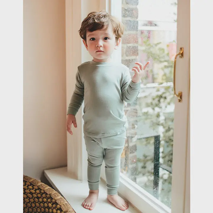 Modal Mint Long Sleeve Pjs