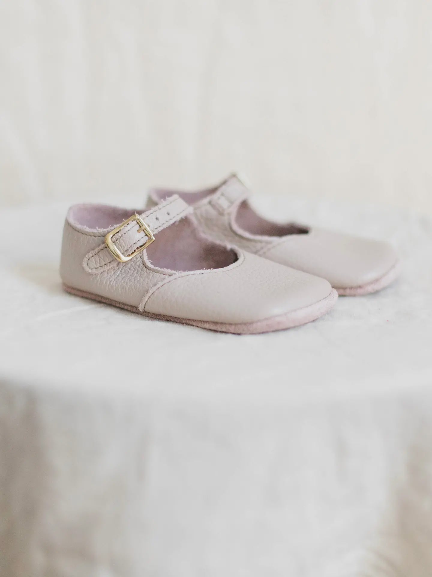 Soft Soled Mary Jane - Sand | Size 2