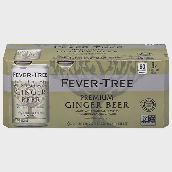 Fever Tree Ginger Beer 8pk