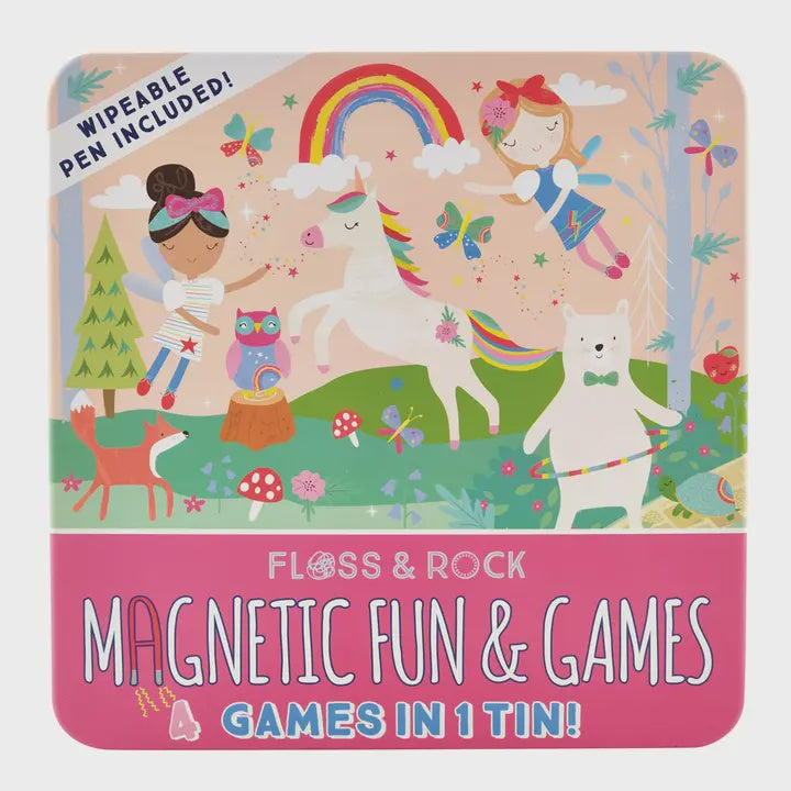 Rainbow Fairy Magnetic Fun & Games Compendium