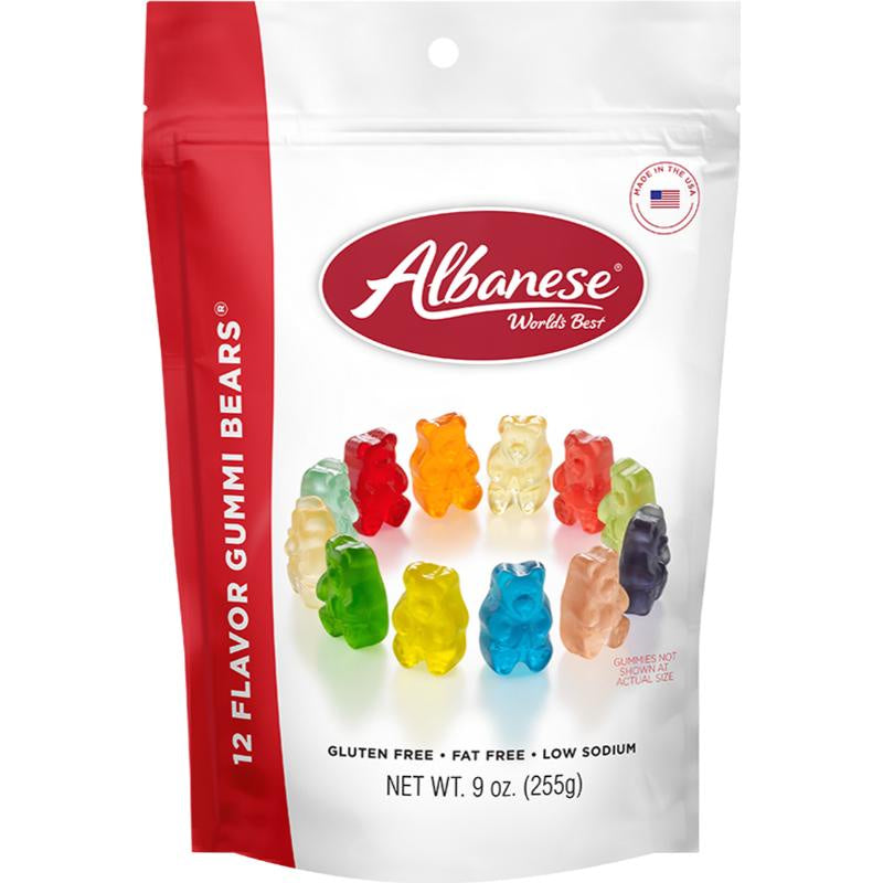 Albanese 12 Flavor Gummi Bears 9oz