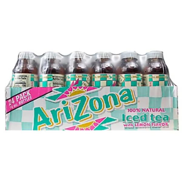 Arizona Iced Tea with Lemon Flavor, 12 fl oz, 24/case