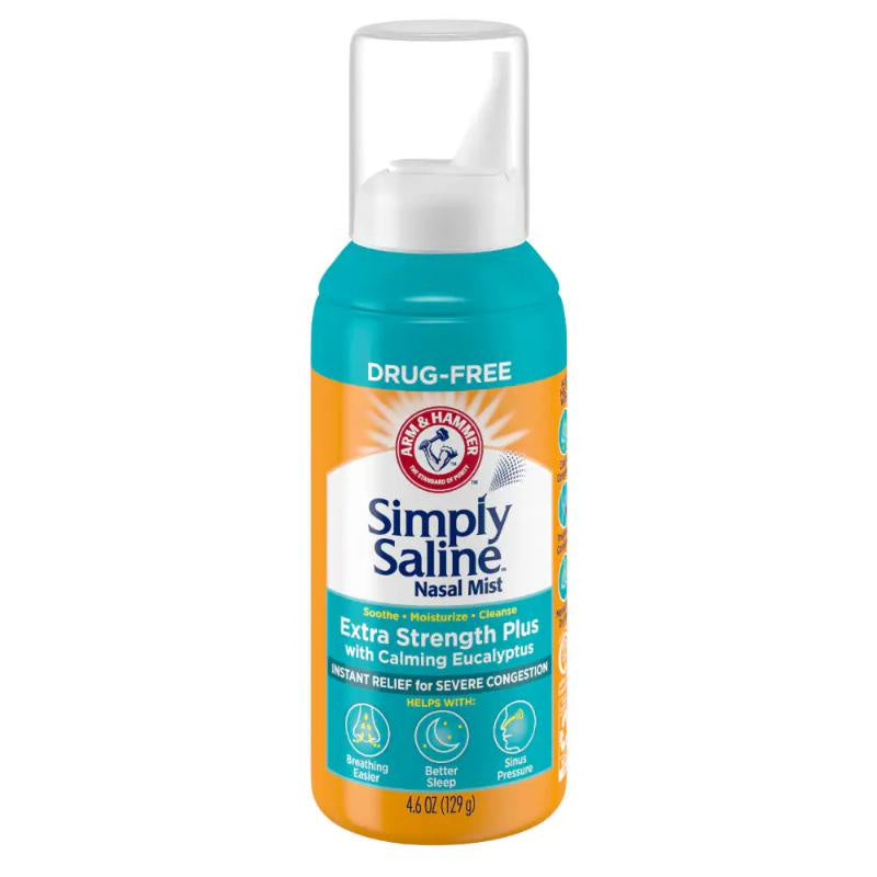 Arm & Hammer Simply Saline Nasal Mist, 4.5oz