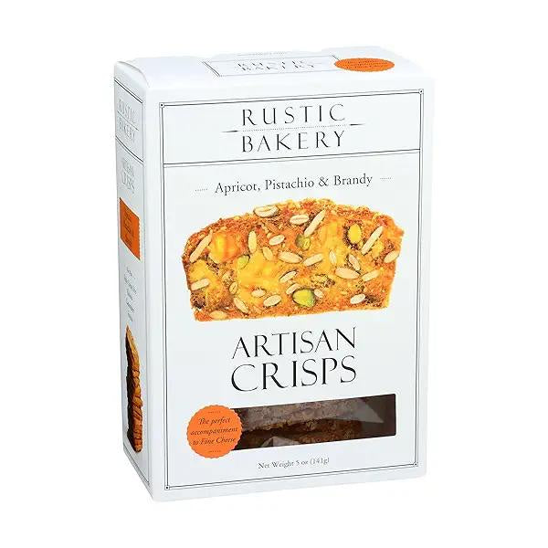 Rustic Bakery Artisan Crisps, Apricot, Pistachio & Brandy 5oz