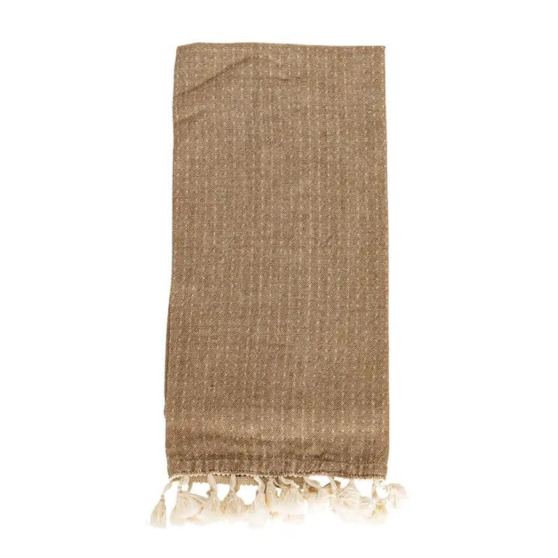 Bea Muslin Tea Towel - Tan