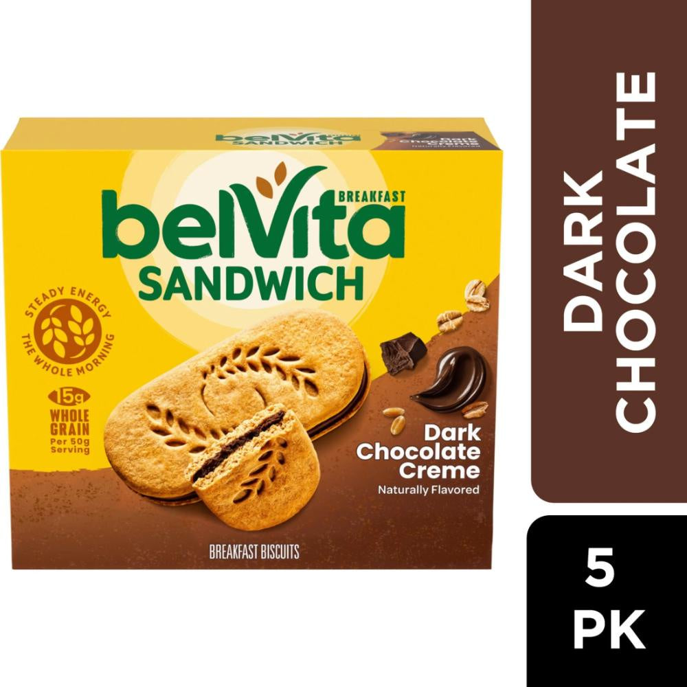 Belvita Sandwich Dark Chocolate Creme 5 pk