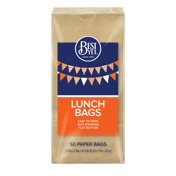 Best Yet Paper Lunch Bags, 50ct