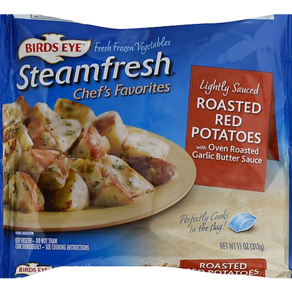 Bird's Eye Steamfresh Garlic Butter Roasted Red Potatoes 10.8oz