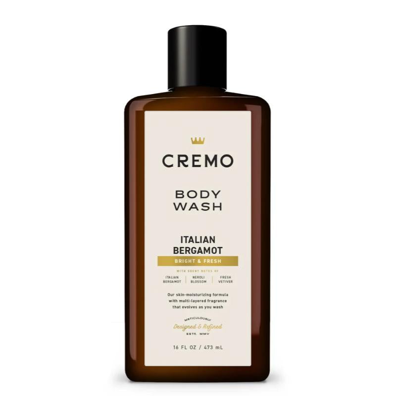 CREMO Body Wash, Italian Bergamot, 16oz