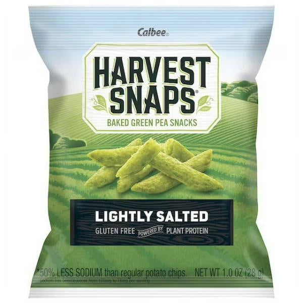 Calbee Harvest Snaps, Lightly Salted Pea Snaps Crisps 6 pk
