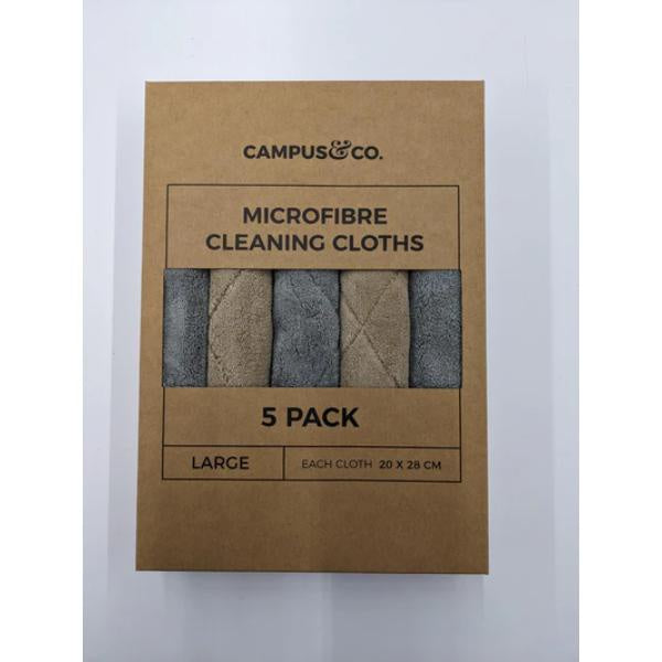 Campus&Co. Microfiber Large Cleaning Cloths 5 pack