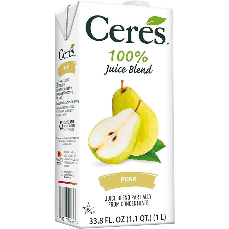 Ceres 100% Juice Pear 33.8oz