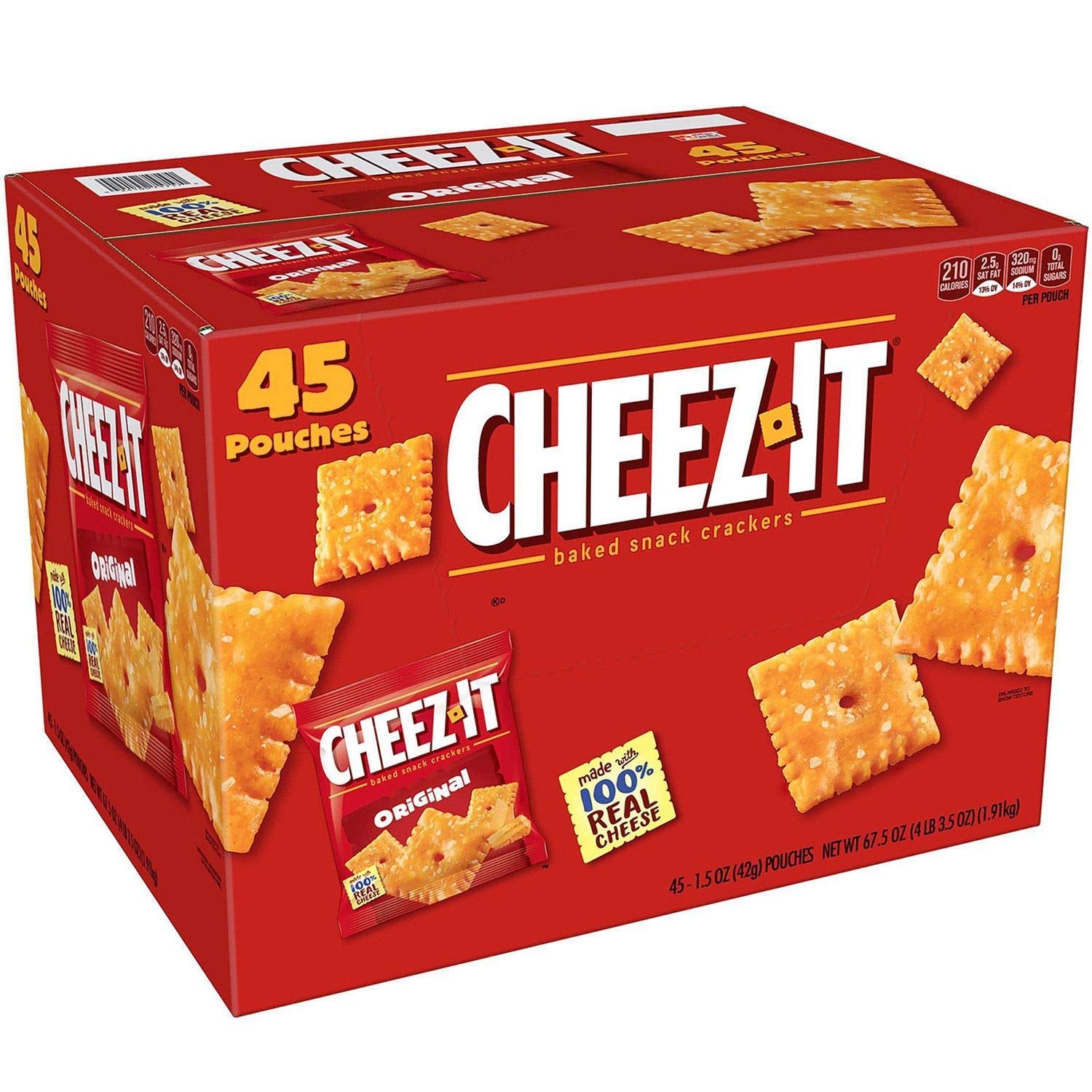 Cheez-It Baked Snack Cheese 45 ct