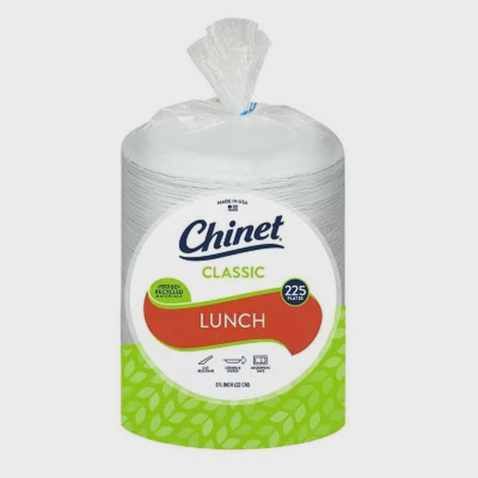 Chinet Classic Lunch Paper Plate, 8.75", 225 ct.