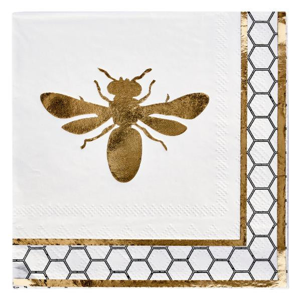 Cocktail Napkin Honeybee 20pk