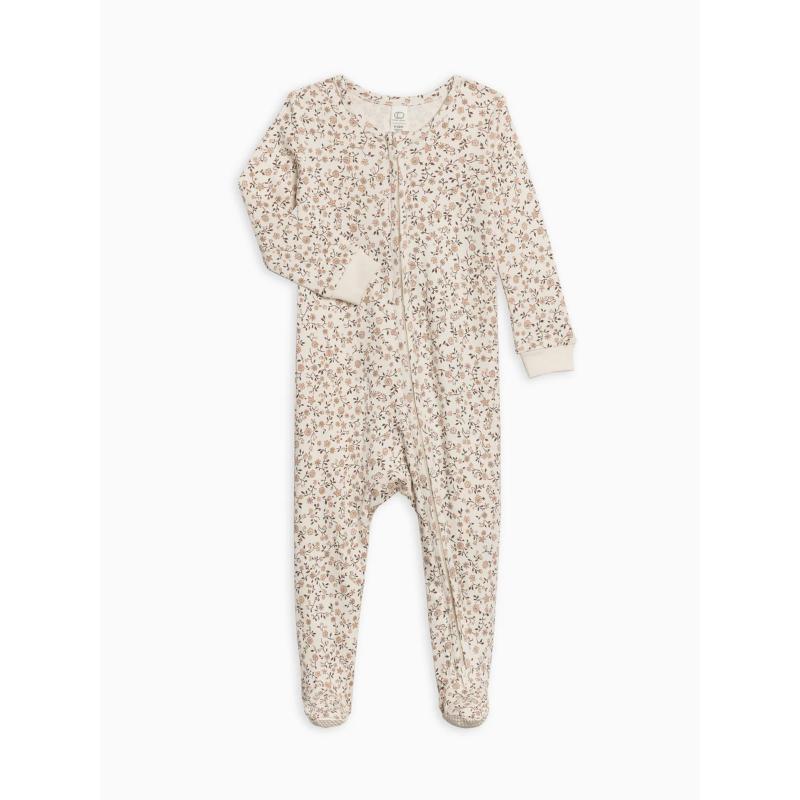 Colored Organics Peyton Zipper Footed Sleeper