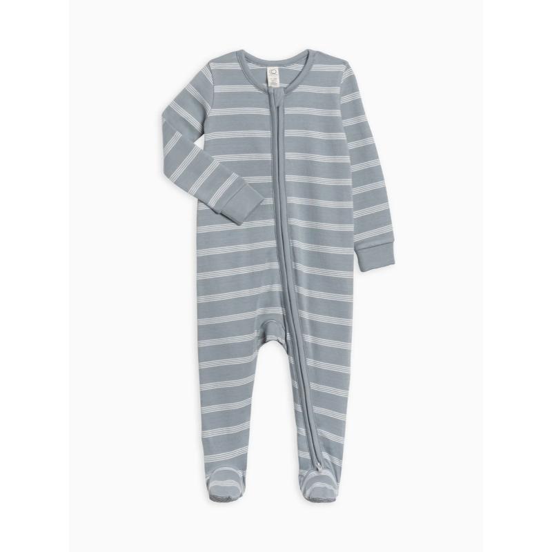 Colored Organics Peyton Zipper Footed Sleeper