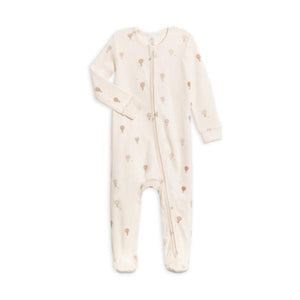 Colored Organics Peyton Zipper Footed Sleeper