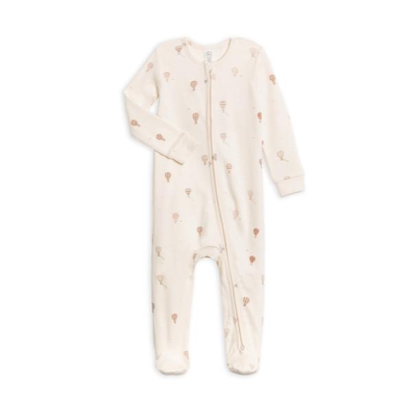 Colored Organics Peyton Zipper Footed Sleeper