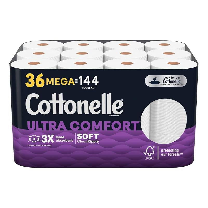 Cottonelle Ultra Comfort Toilet Paper 36 rolls