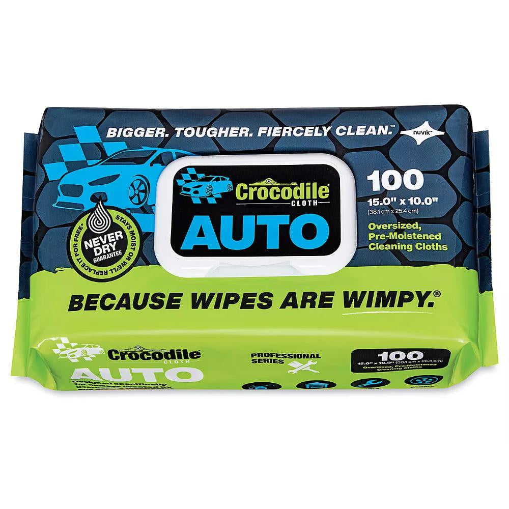 Crocodile Cloth Auto Cloths 100pk