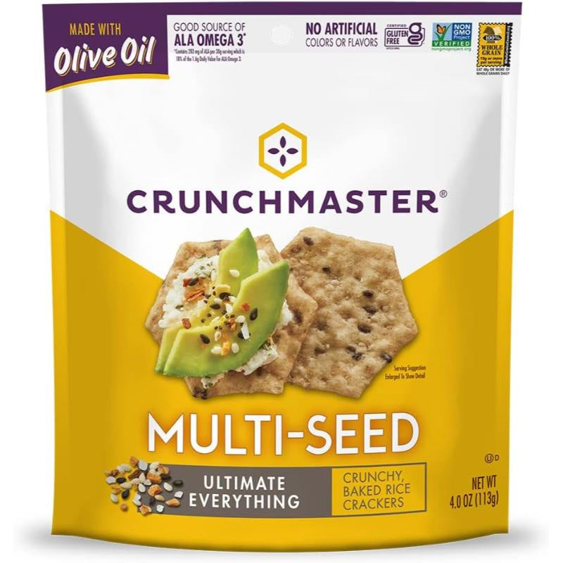 Crunchmaster Multi-Seed Crackers, Ultimate Everything 4oz.