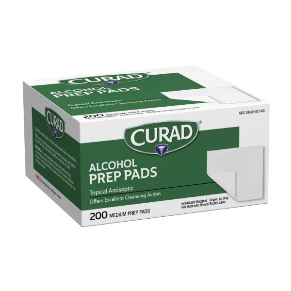 Curad Alcohol Prep Pads 200 ct