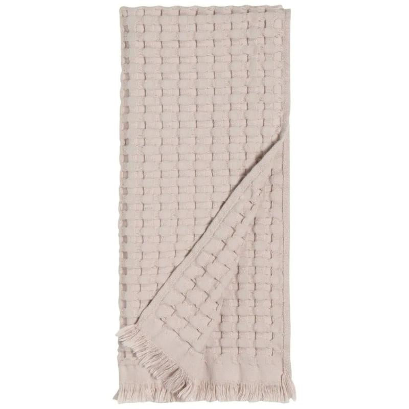 Danica Heirloom Waffle Towel - Stone Gray