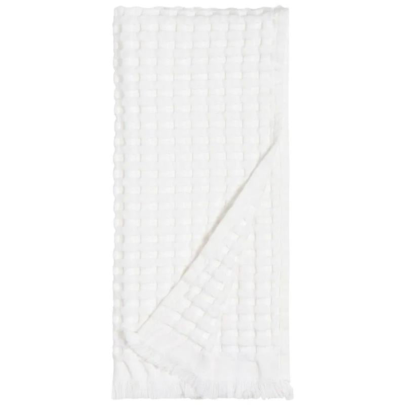 Danica Heirloom Waffle Weave Towel - White