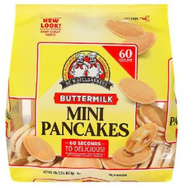 De Wafelbakkers Buttermilk Mini Pancakes 60ct