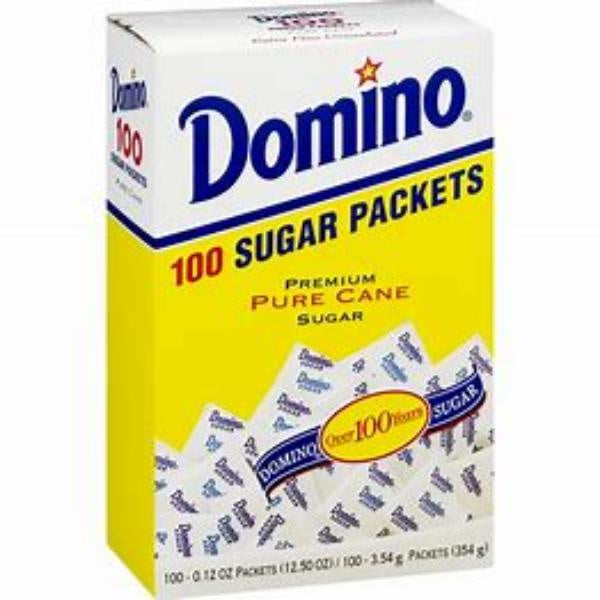 Domino White Sugar Packets, 3.5 g 100ct