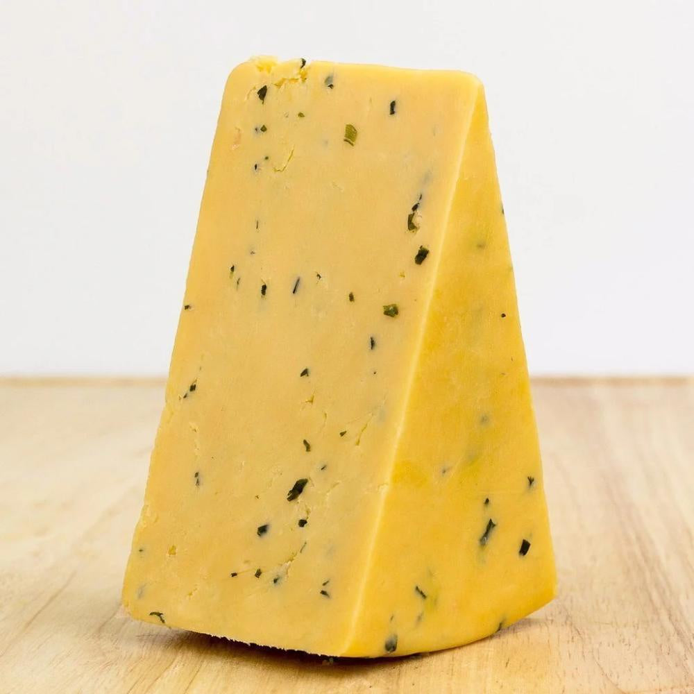 Double Gloucester with Onion and Chives Wedge