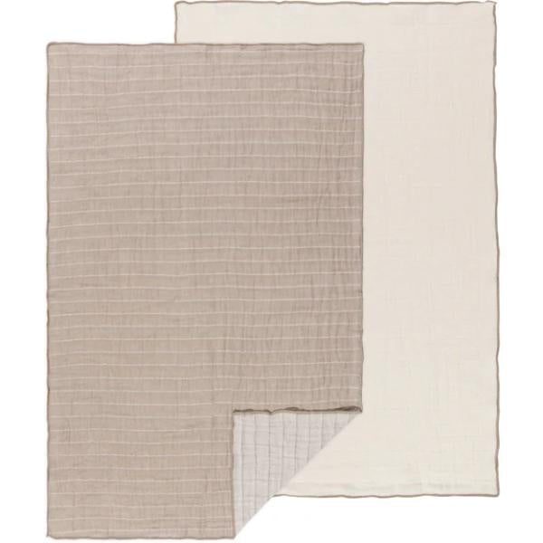 Double Weave Linen Towel - set of 2