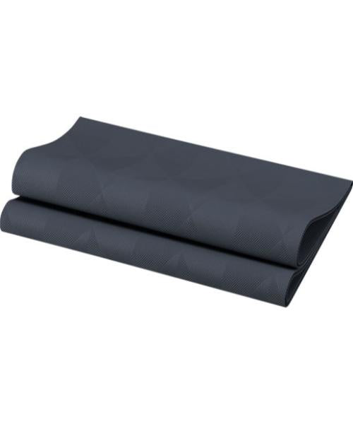 Duni Crystal Black Napkins 40X40cm, 40ct