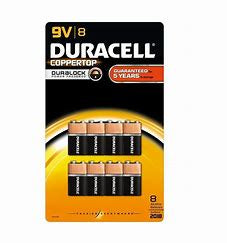 Duracell 9V Alkaline Batteries 8 Count